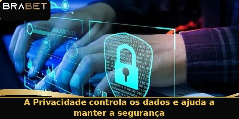 A Privacidade controla os dados e ajuda a manter a segurança