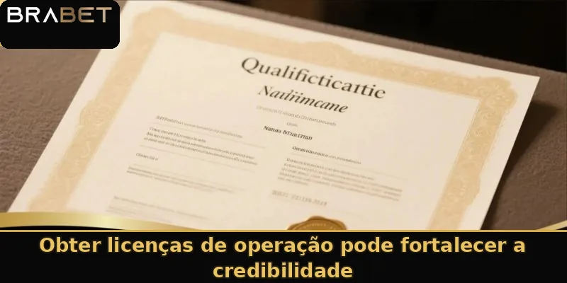 Obter licenças de operação pode fortalecer a credibilidade